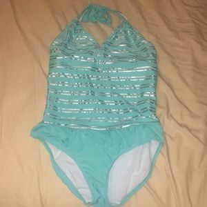 One piece bathing suit